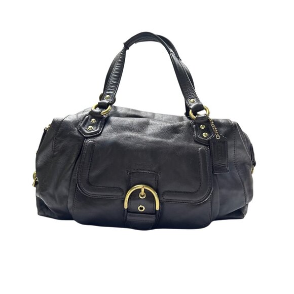 Coach Campbell Mahogany Brown Leather Satchel F25151 - Picture 12 of 16